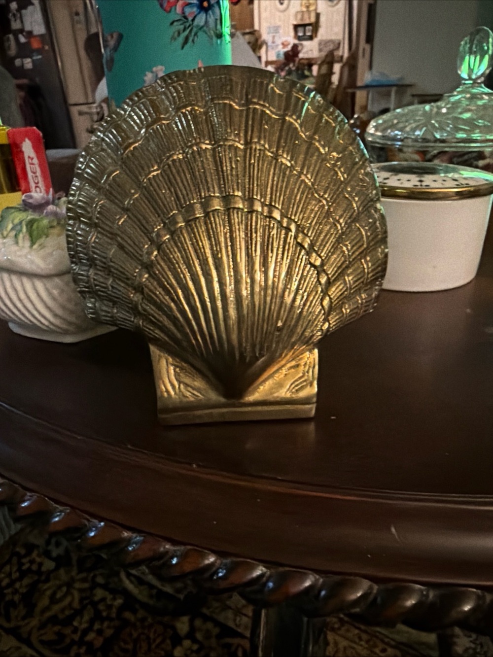 Gold Shell Table Accent -